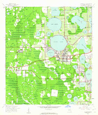 Auburndale 1944 topographic map thumbnail