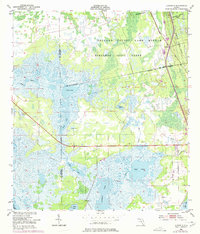 Aurantia 1950 topographic map preview