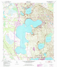 Babson Park 1952 topographic map thumbnail