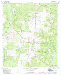 Baker 1973 topographic map thumbnail