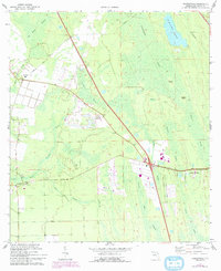 Bakersville 1970 topographic map thumbnail