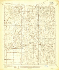 Bakersville 1937 topographic map preview