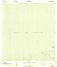 Bay Keys 1943 topographic map preview