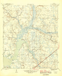 Bayhead 1945 topographic map preview