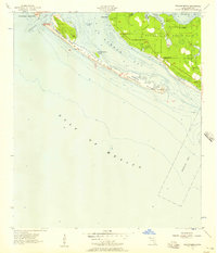 Beacon Beach 1956 topographic map preview