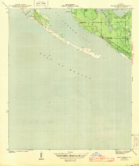 Beacon Beach 1943 topographic map preview