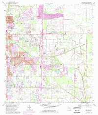 Bee Ridge 1973 topographic map thumbnail