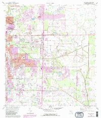Bee Ridge 1973 topographic map thumbnail