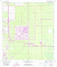 Belle Meade NW 1958 topographic map thumbnail