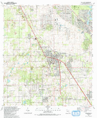Belleview 1991 topographic map thumbnail