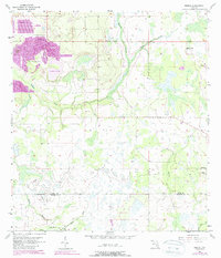 Bereah 1956 topographic map thumbnail