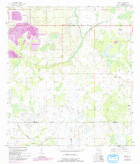 Bereah 1956 topographic map thumbnail