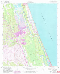 Beverly Beach 1956 topographic map thumbnail