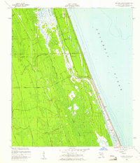 Beverly Beach 1956 topographic map thumbnail