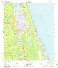 Beverly Beach 1956 topographic map thumbnail
