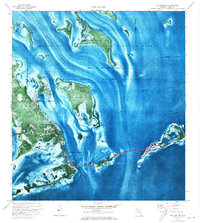 Big Pine Key 1972 topographic map thumbnail