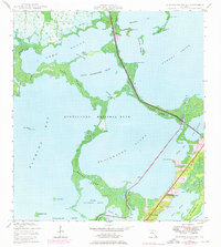 Blackwater Sound 1947 topographic map thumbnail