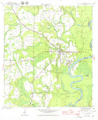 Blountstown 1945 topographic map preview