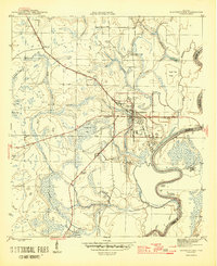 Blountstown 1945 topographic map preview