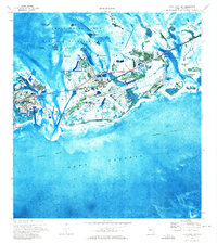 Boca Chica Key 1971 topographic map thumbnail