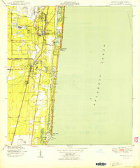 Boca Raton 1950 topographic map thumbnail