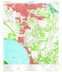 Bradenton 1964 topographic map thumbnail
