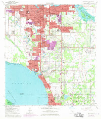 Bradenton 1964 topographic map thumbnail