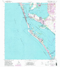 Bradenton Beach 1964 topographic map preview