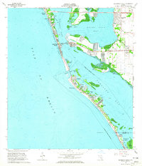 Bradenton Beach 1964 topographic map preview