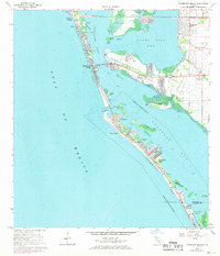 Bradenton Beach 1964 topographic map thumbnail