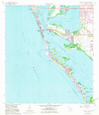 Bradenton Beach 1964 topographic map preview