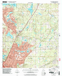 Bradfordville 1999 topographic map thumbnail