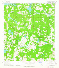 Bradfordville 1963 topographic map thumbnail