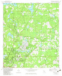 Bradfordville 1982 topographic map thumbnail
