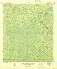 Bradwell Bay 1945 topographic map thumbnail