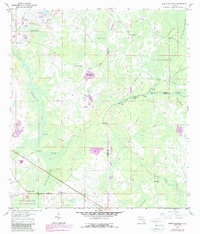 Branchborough 1960 topographic map thumbnail