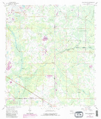 Branchborough 1960 topographic map thumbnail