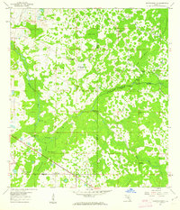 Branchborough 1960 topographic map thumbnail