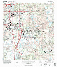 Brandon 1999 topographic map thumbnail