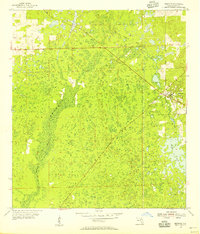 Bronson 1954 topographic map thumbnail