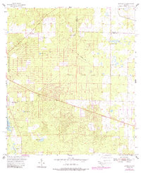 Bronson NE 1955 topographic map thumbnail
