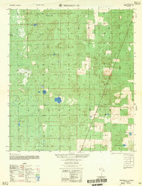 Bronson SE 1957 topographic map thumbnail