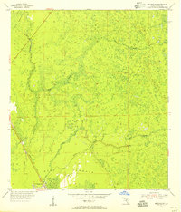Bronson SW 1954 topographic map thumbnail