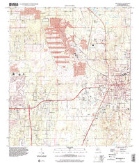 Brooksville 1998 topographic map thumbnail