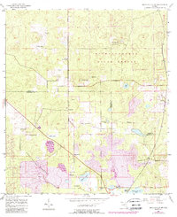 Brooksville NW 1954 topographic map thumbnail