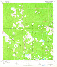 Brooksville NW 1954 topographic map thumbnail