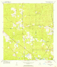 Brooksville NW 1954 topographic map thumbnail