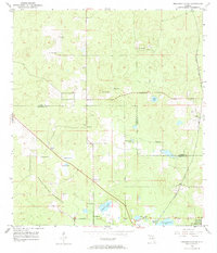 Brooksville NW 1954 topographic map thumbnail