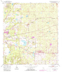 Brooksville SE 1954 topographic map thumbnail