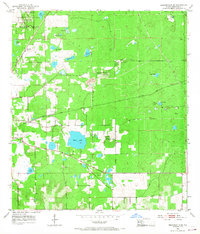 Brooksville SE 1954 topographic map thumbnail